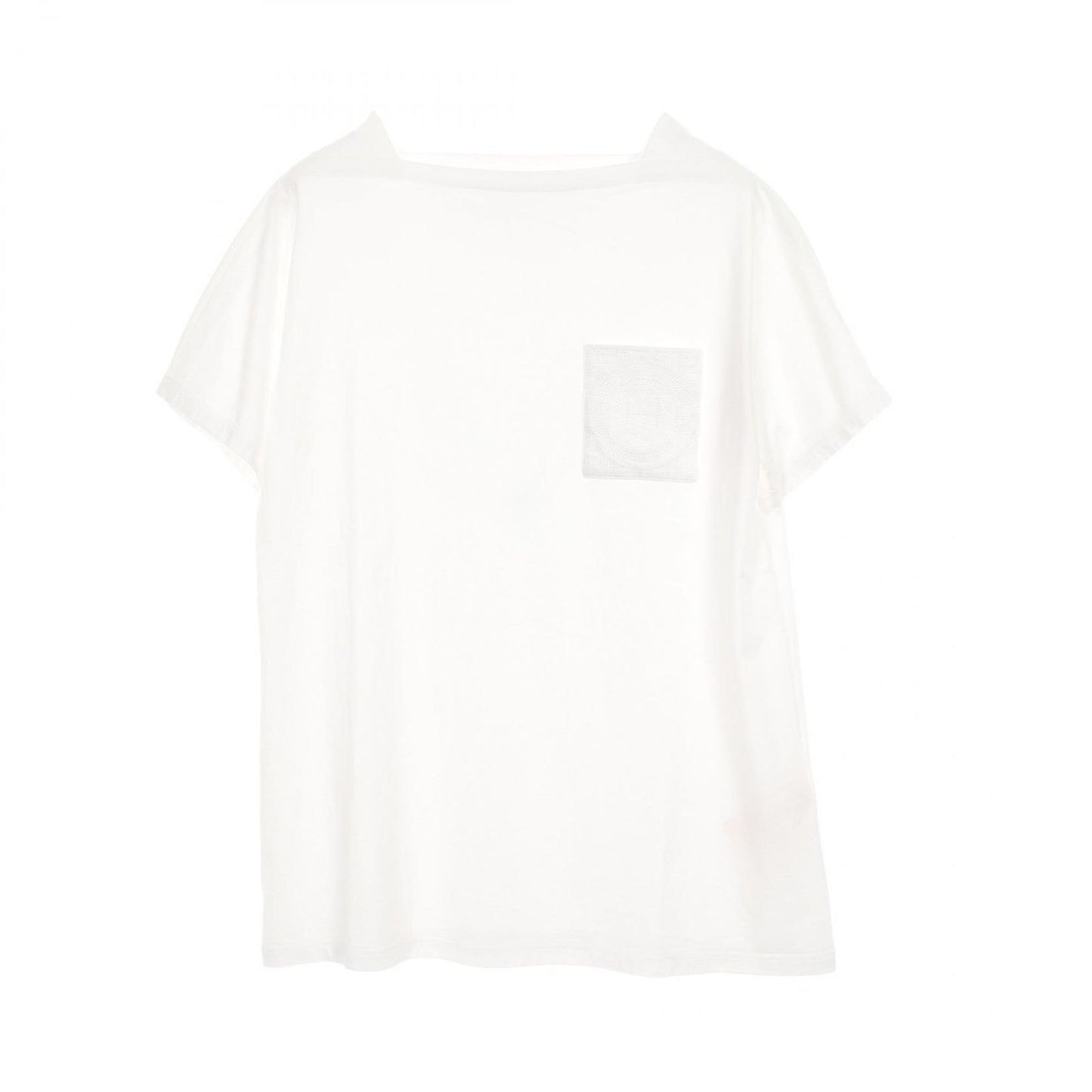 HERMES Embroidered Pocket Tunic - Timeless Elegance in Cotton