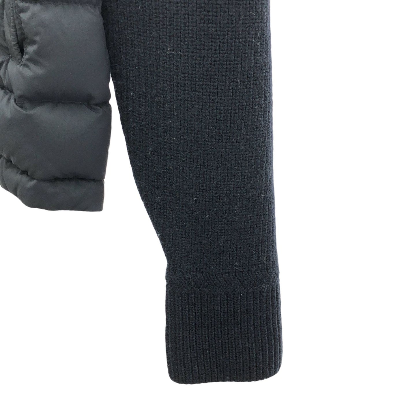 MONCLER Women's Black Wool Blouson Jacket - Timeless Elegance