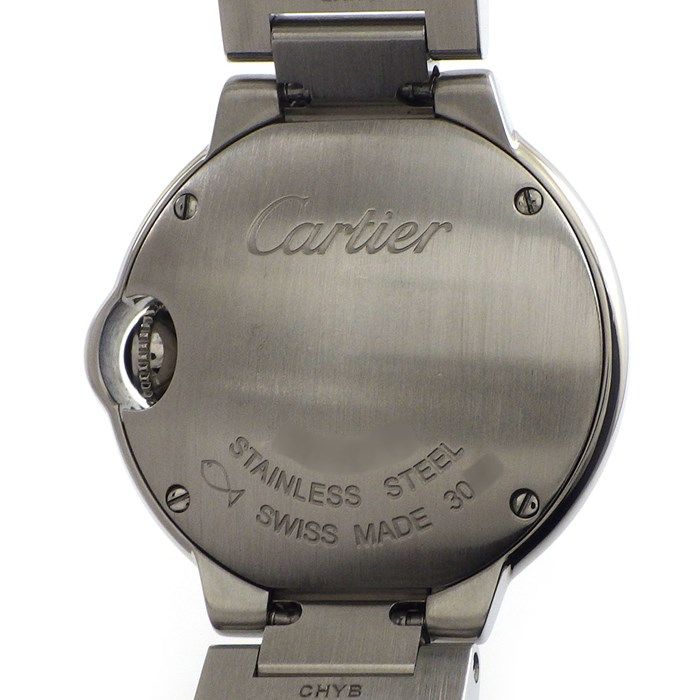 Cartier Ballon Bleu W4BB0015 Diamond Bezel Silver Dial Ladies Watch