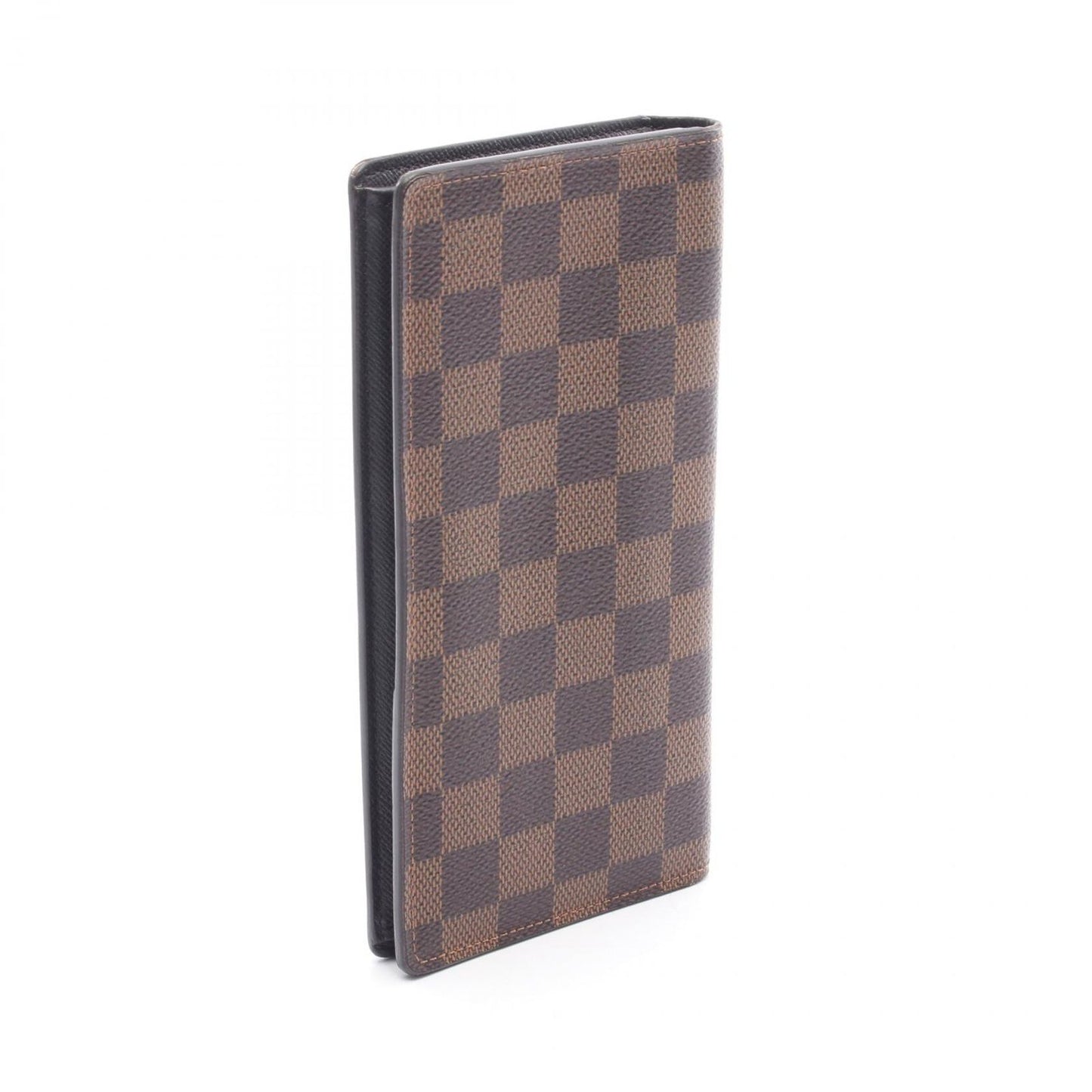 Louis Vuitton Portefeuille Brazza Wallet in Ebeune Canvas