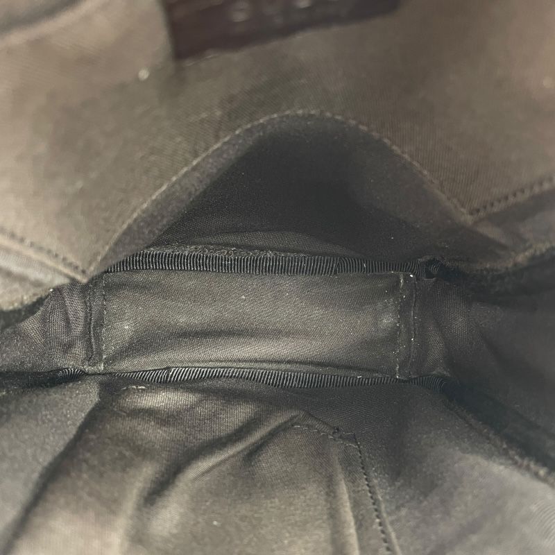 GUCCI GG Supreme Canvas & Leather Shoulder Bag - Beige