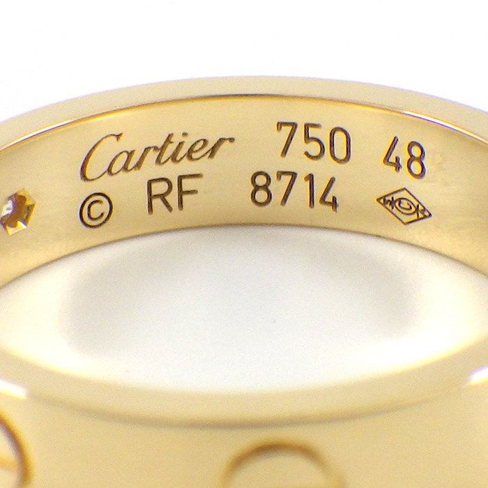 Cartier Love Ring Small Model SM with Diamond in 18K Yellow Gold