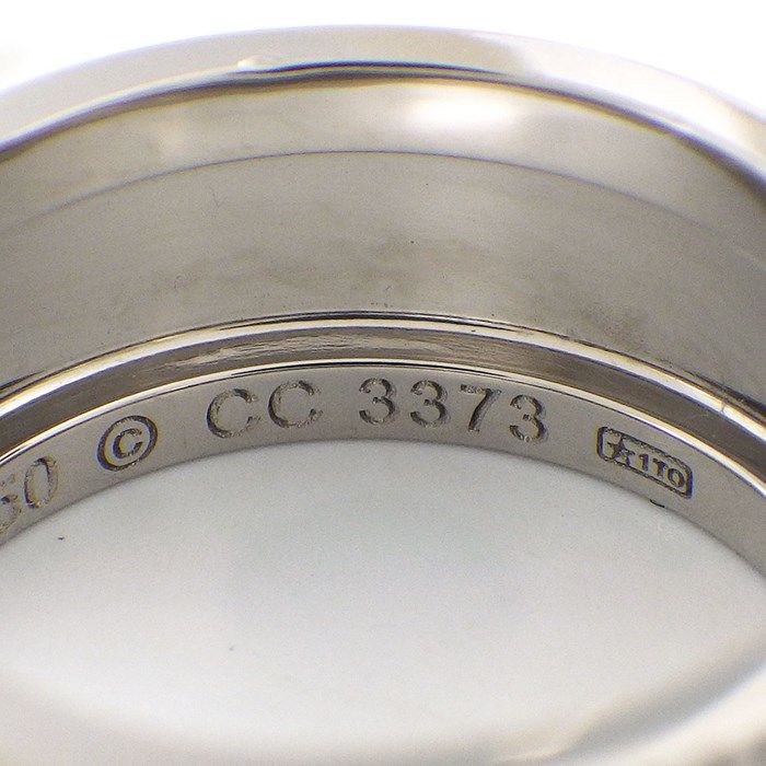 Cartier Happy Birthday Ring in K18 White Gold - Size 10