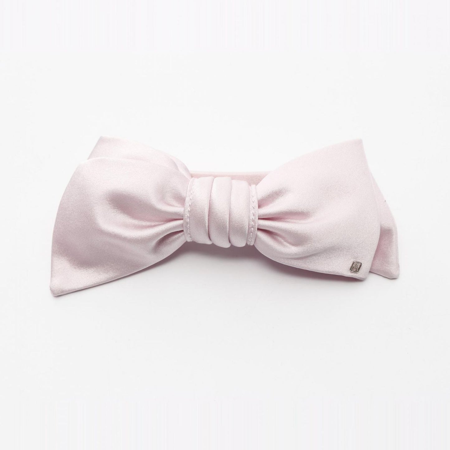 ALEXANDRE DE PARIS Pink Fabric Barrette - Exquisite Elegance
