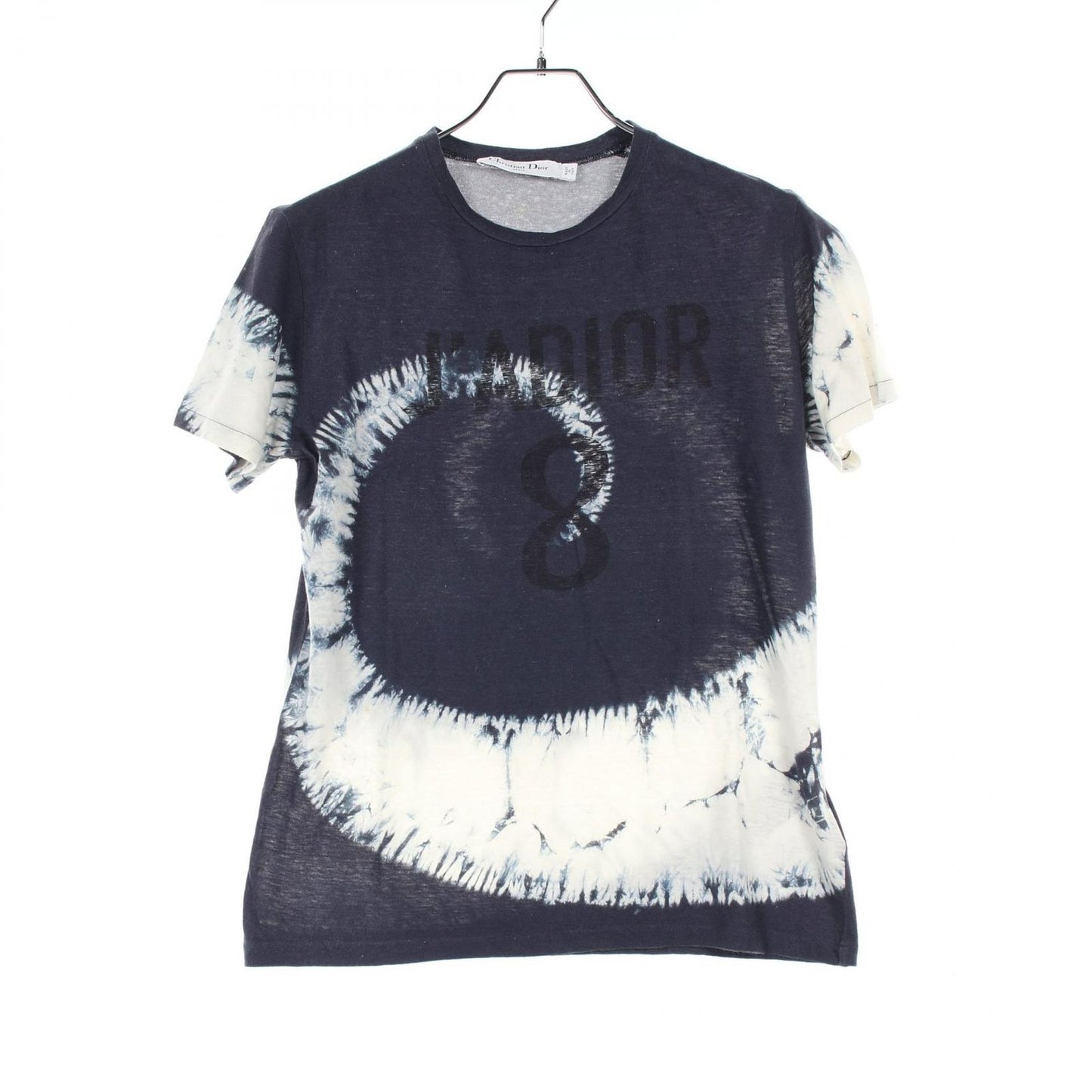 Christian Dior J'ADIOR Tie-Dye Cotton T-Shirt - Navy & White