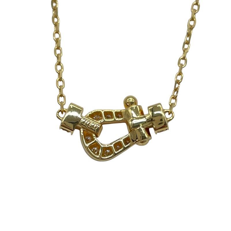 FRED Force 10 Diamond Necklace Small in 18K Yellow Gold