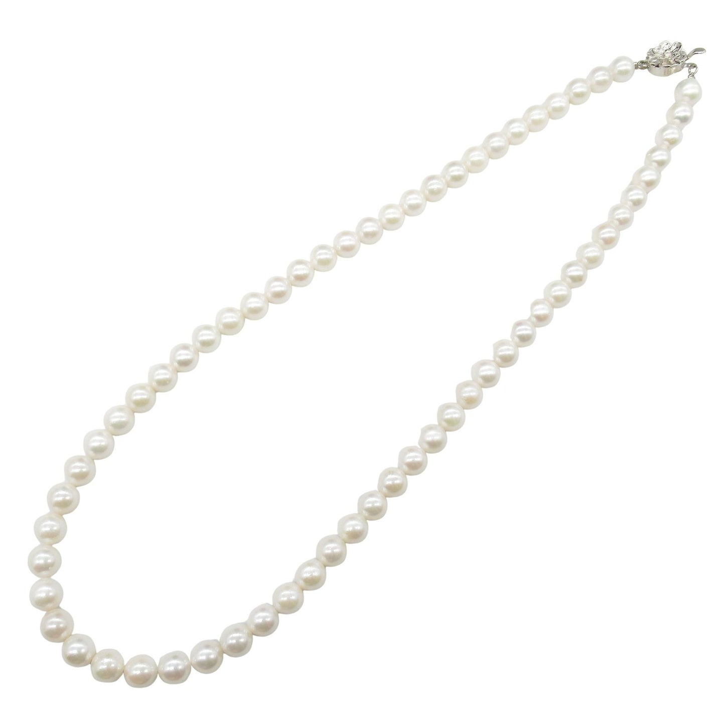 Elegant Pearl Necklace in Silver 925 - Timeless Luxury