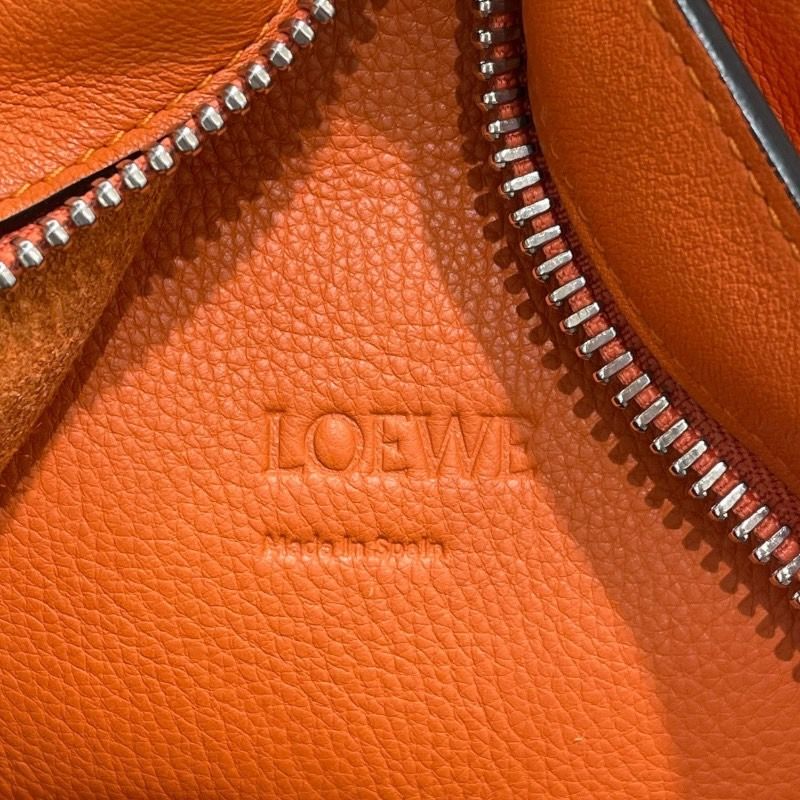 LOEWE Anton Sling Bag in Orange Leather - Exclusive Men's Body Bag