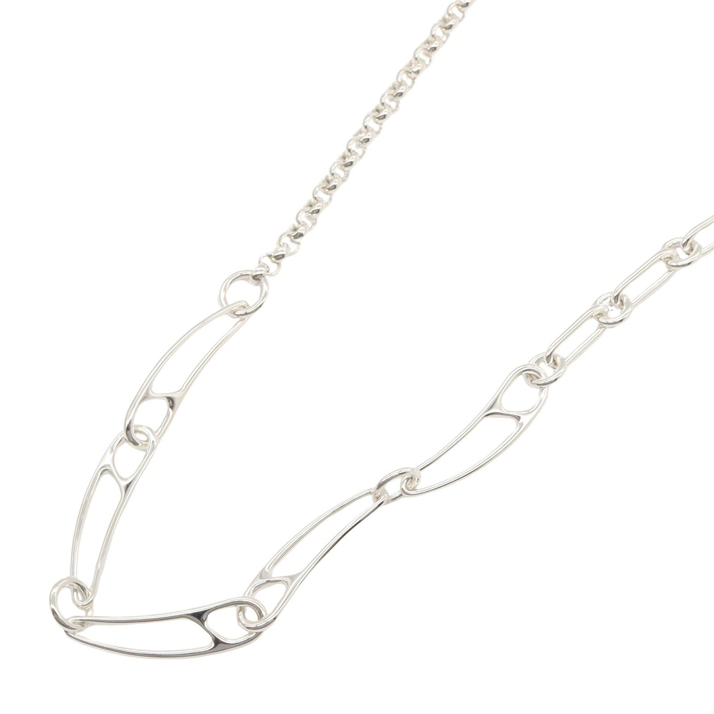 HERMES Chaine d'Ancre Necklace in Silver 925 - 42.5cm