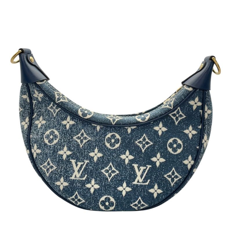 Louis Vuitton Sac Loop M81166 Blue Monogram Denim Shoulder Bag
