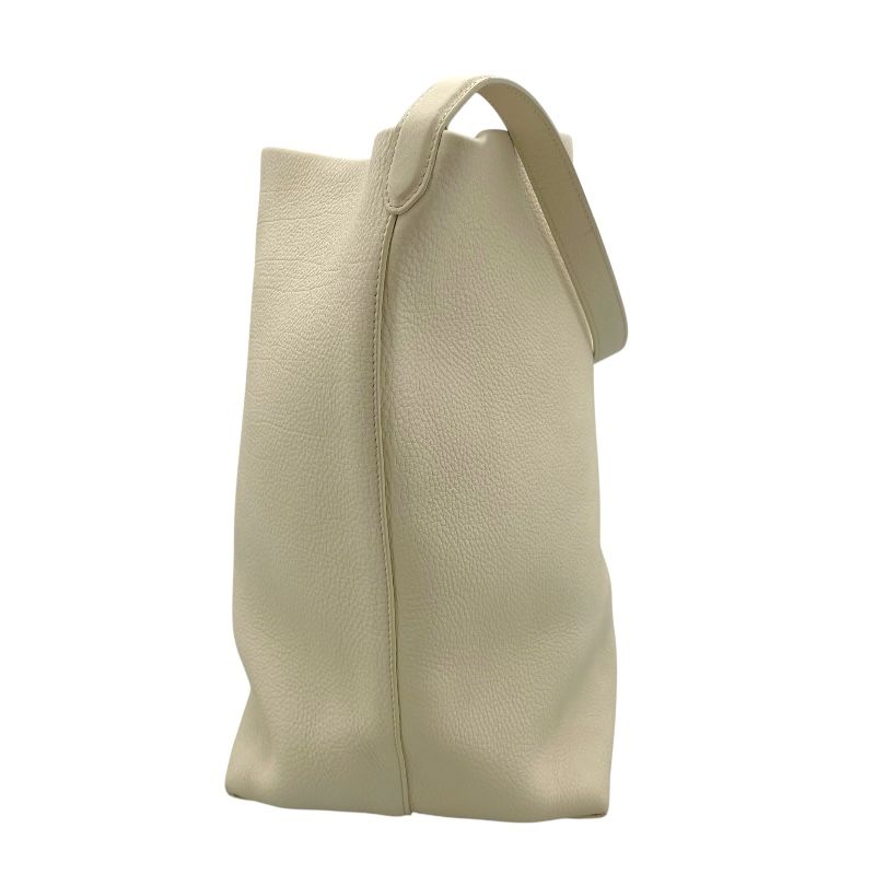The Row Park Tote Large Ivory Leather Handbag - Exquisite Craftsmanship