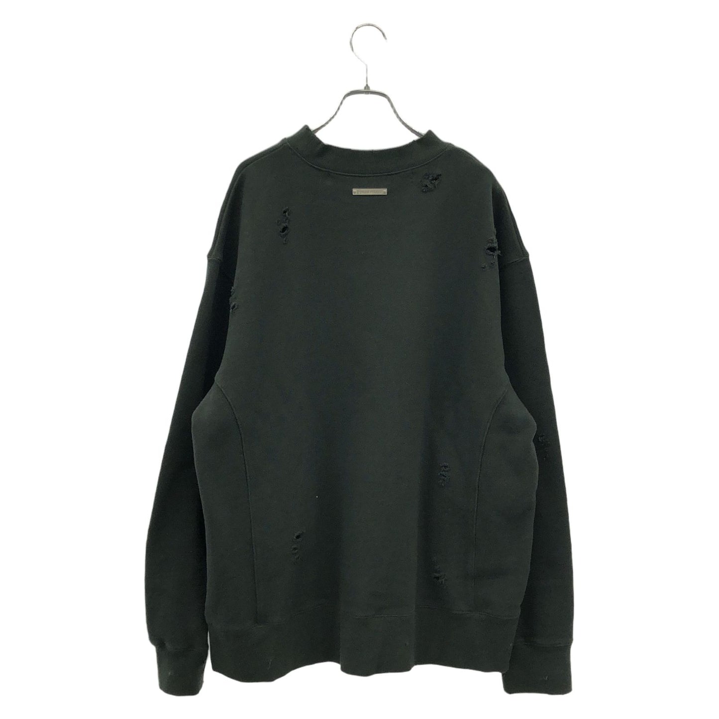 PRANK PROJECT Charcoal Gray Cotton Sweatshirt - Timeless Elegance