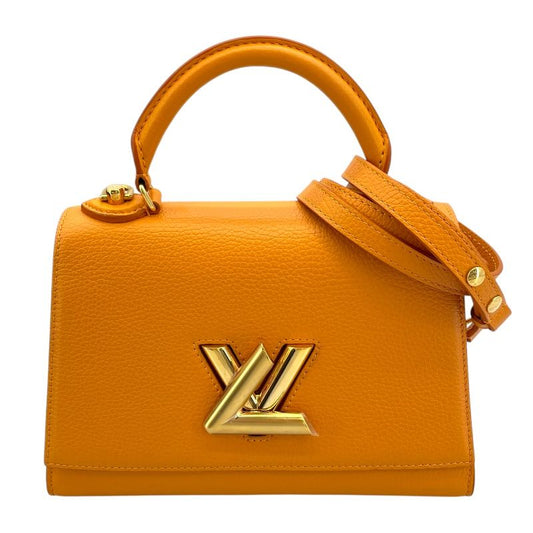 Louis Vuitton Twist One Handle PM Orange Trianon Leather Bag