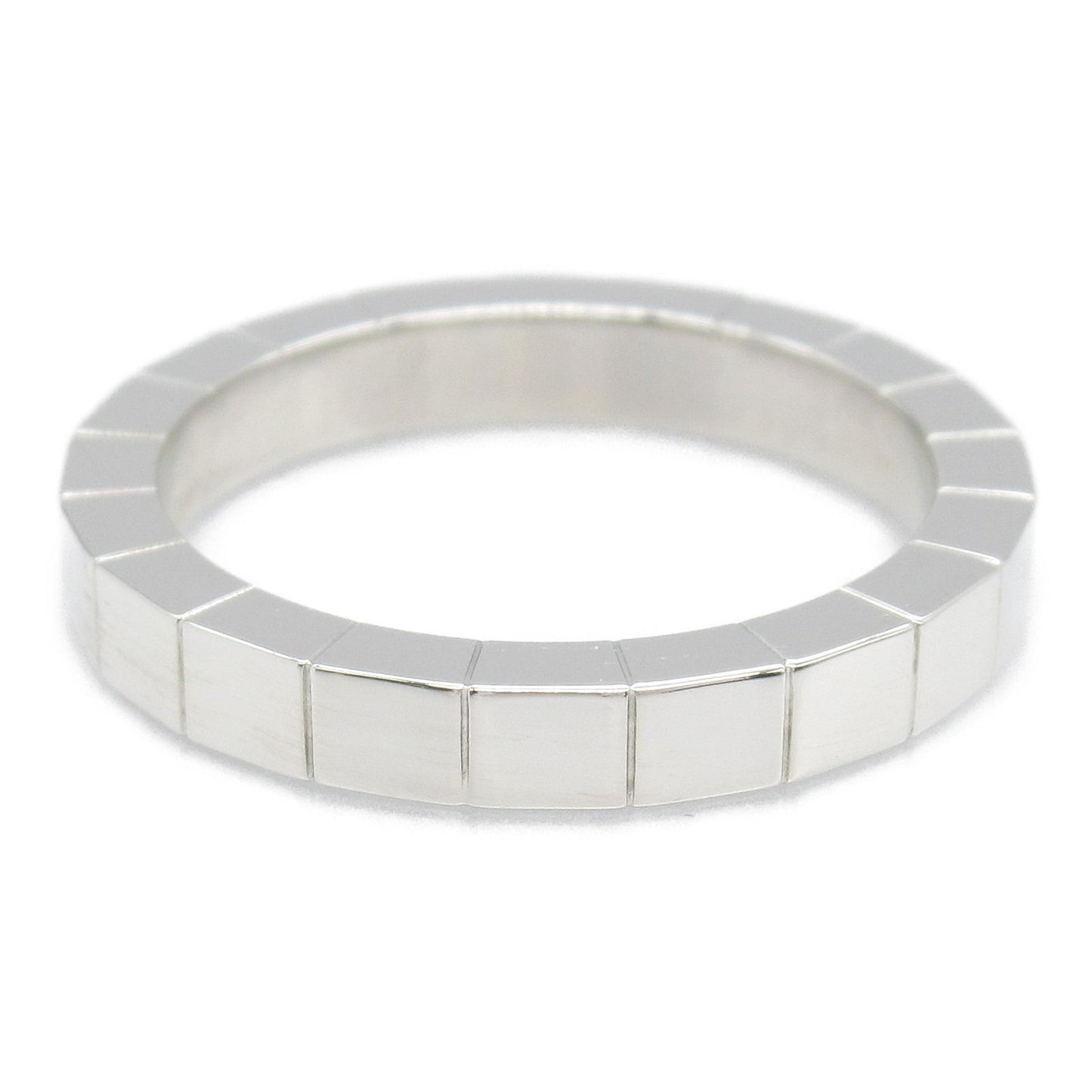 CARTIER Laniere Ring in K18 White Gold - Timeless Elegance