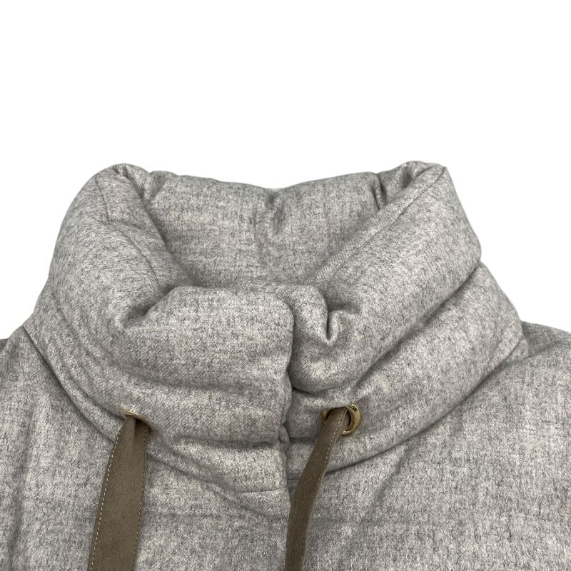 HERNO Cashmere Down Jacket in Gray - Women's Luxury Outerwear