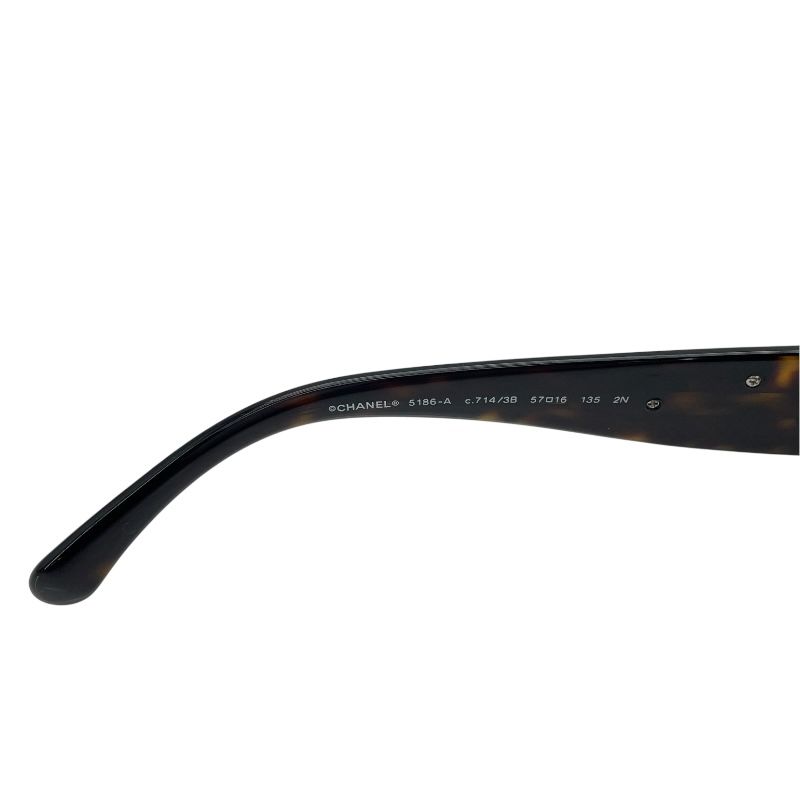 CHANEL Camellia Sunglasses 5186-A in Brown - Timeless Elegance