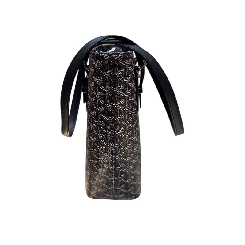 GOYARD Marigallant PM Black PVC Leather Handbag - Timeless Elegance