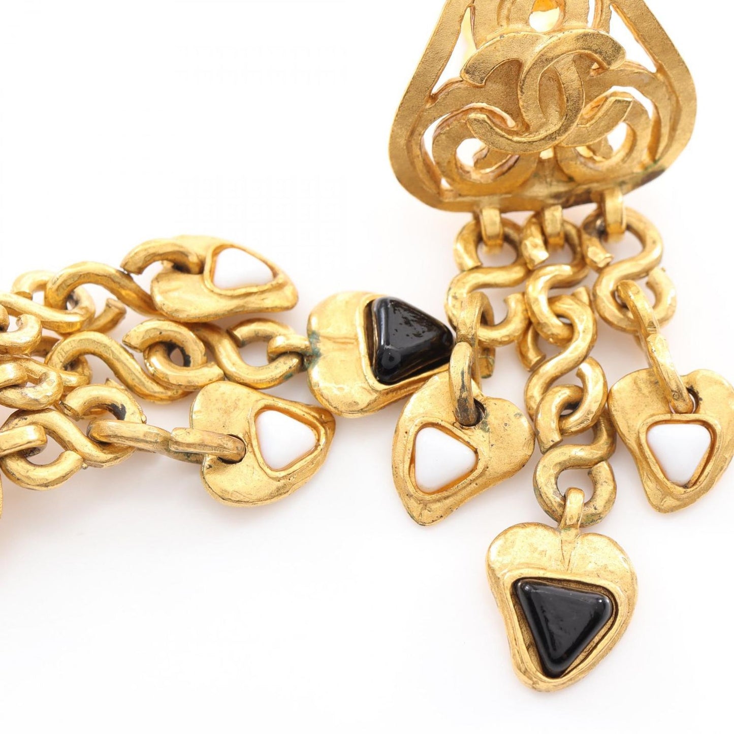 CHANEL Coco Mark Gold Plated Earrings - Timeless Elegance