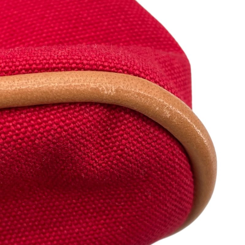 HERMES Bolide Pouch 20 in Red - Exquisite Luxury Accessory