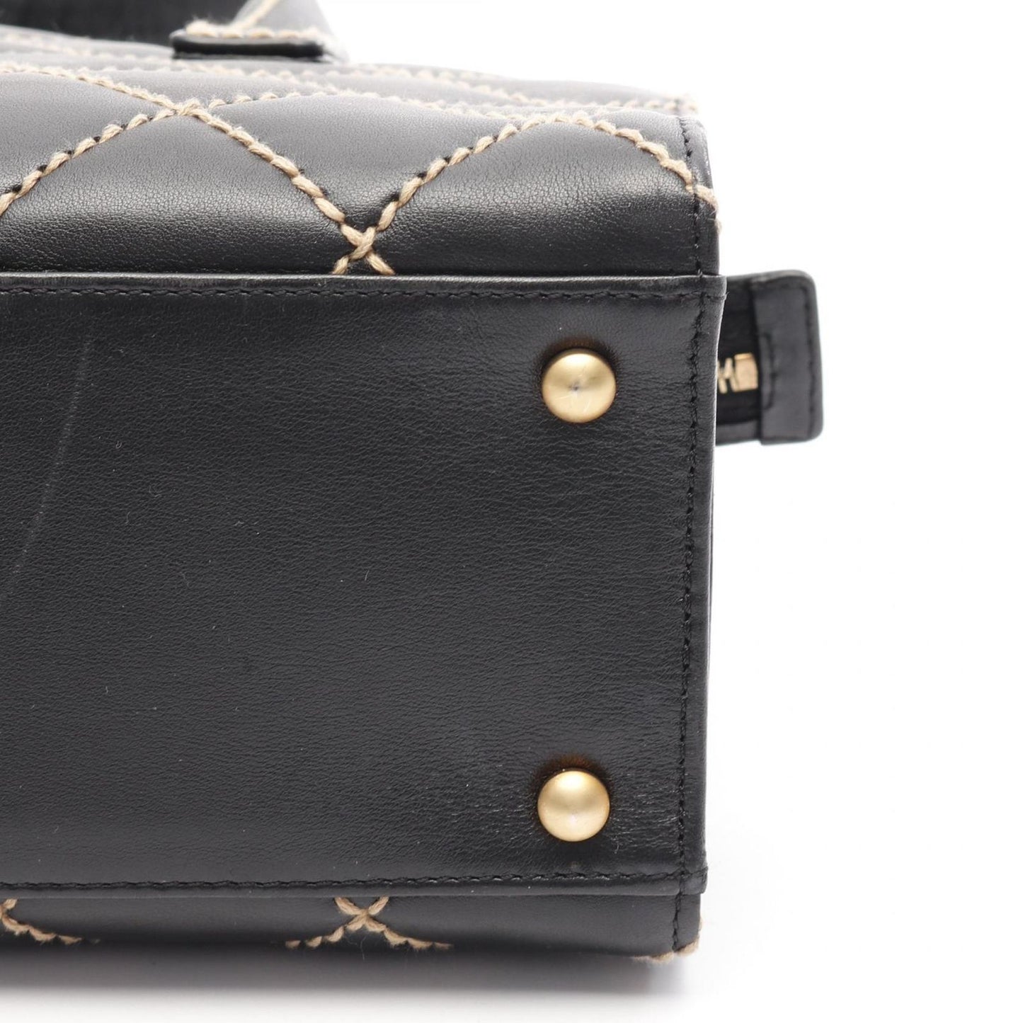 CHANEL Wild Stitch Tote Bag in Black Leather - Timeless Elegance