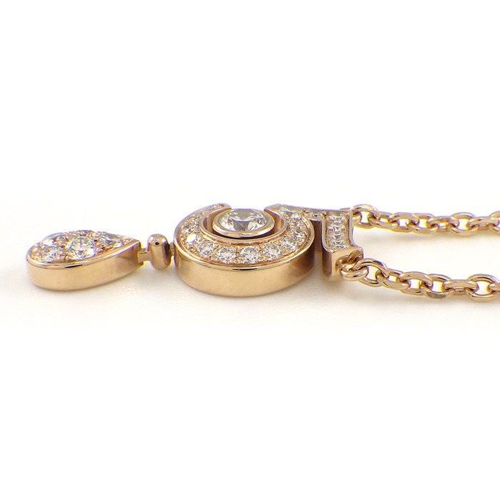 Chanel Eternal No.5 Necklace with Diamonds in K18 Beige Gold
