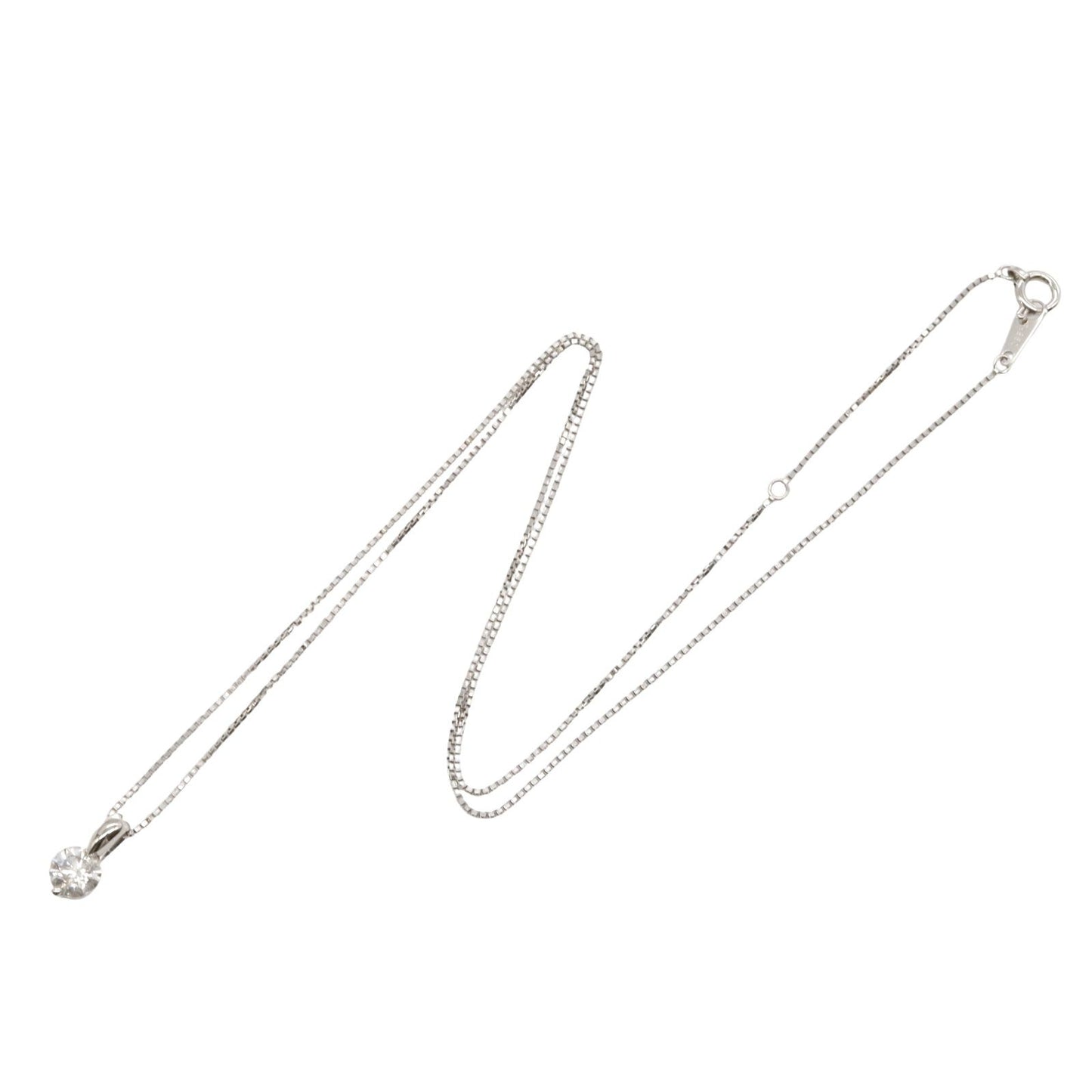 Exquisite Platinum Diamond Pendant Necklace - 0.515ct