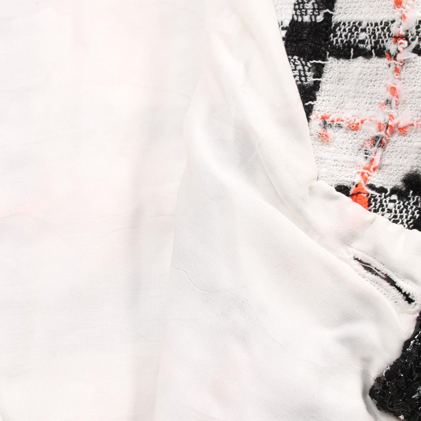 CHANEL Tweed Dress in White & Multicolor - Timeless Elegance