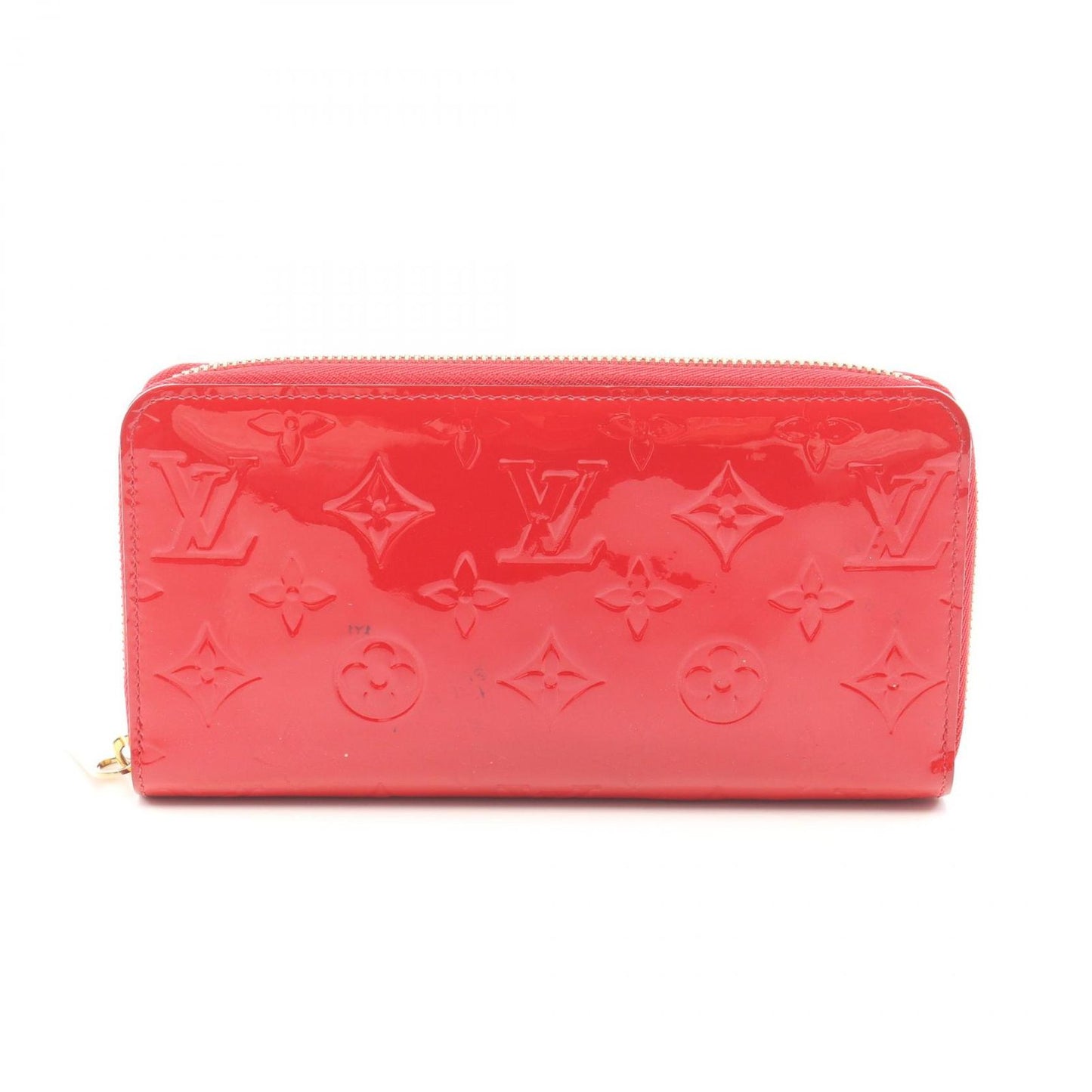 Louis Vuitton Zippy Wallet in Cherry Vernis Leather - Timeless Elegance