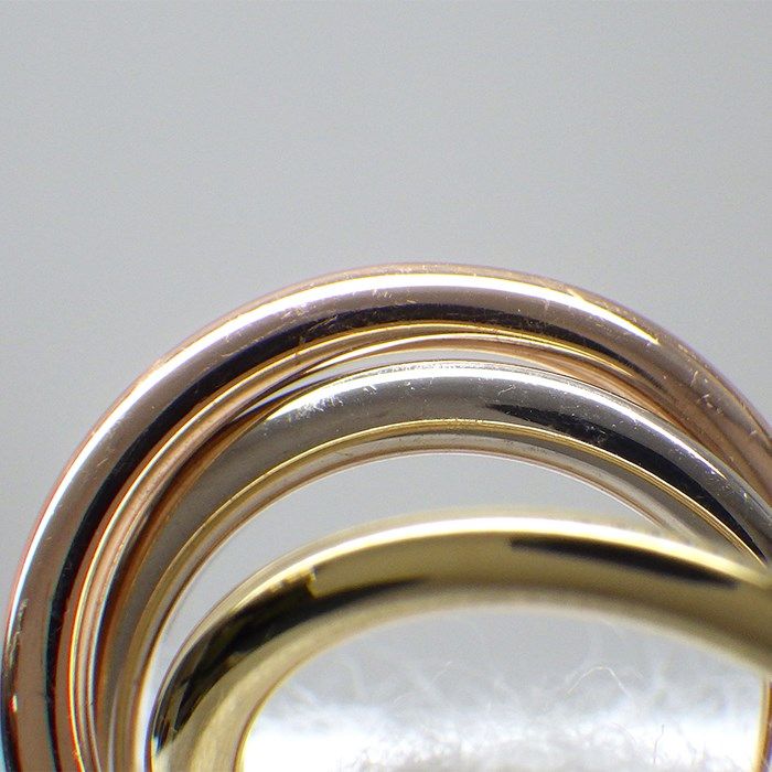 Cartier Trinity Circle Necklace with Diamonds in Three Colors