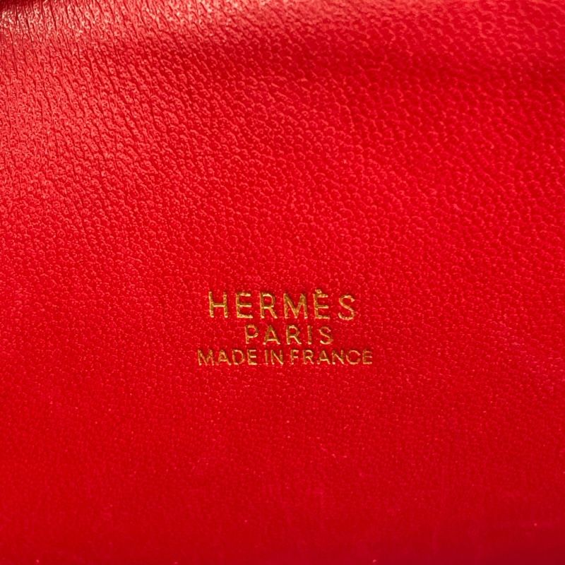 HERMES Bolide 31 in Rouge Vif with Gold Hardware - Timeless Elegance