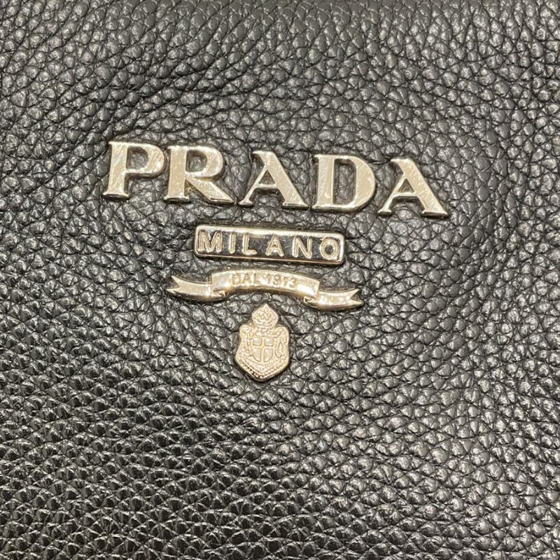 PRADA Viterbo Phoenix Semi Shoulder Bag - Black Luxury Fashion