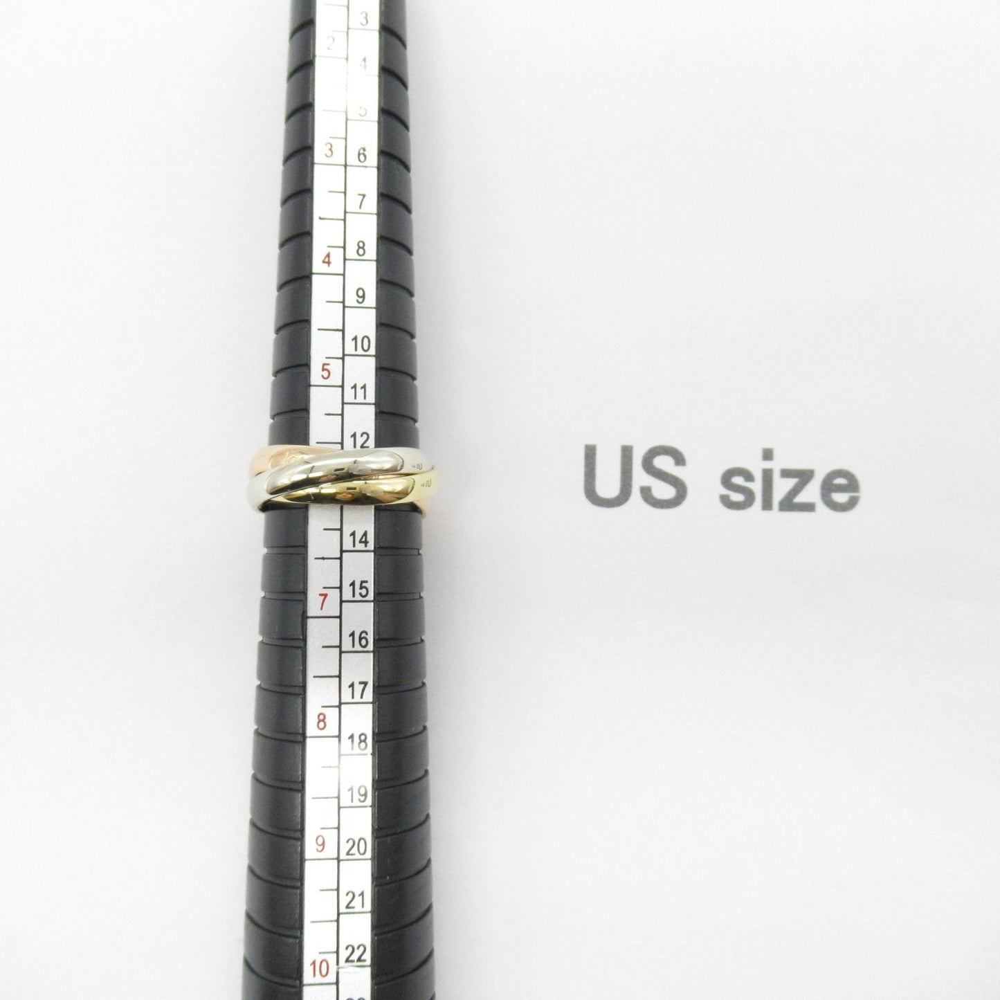 Cartier Trinity Ring in K18 Yellow, White & Pink Gold - Unisex