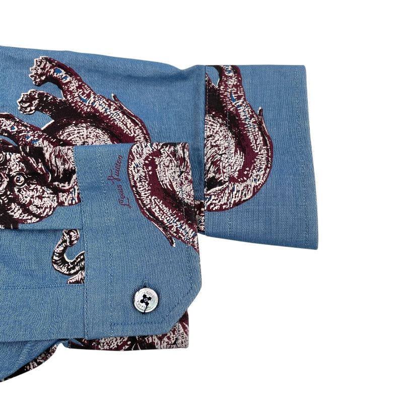 Louis Vuitton Chapman Brothers Elephant Shirt - Blue Cotton M