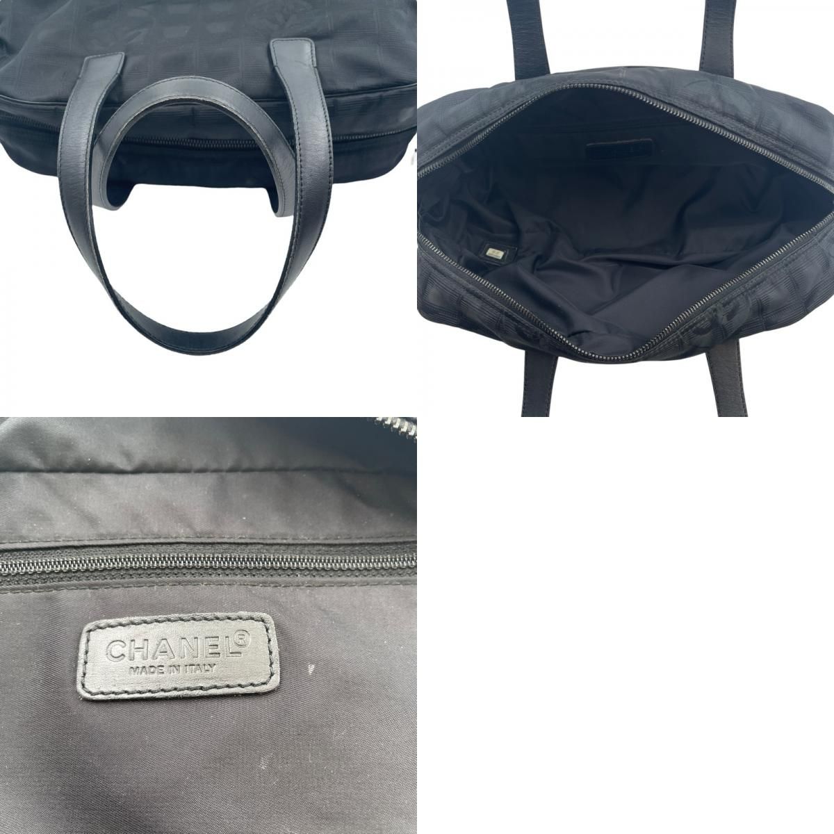 CHANEL New Travel Line Handbag A15828 - Exquisite Nylon Jacquard