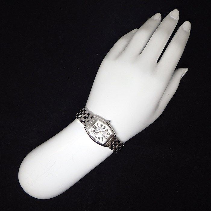 FRANCK MULLER Tonneu Carpeaux 2251B QZ REL CD 1R Diamond Dial Watch