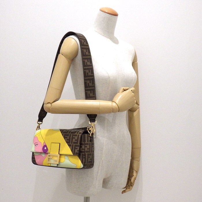 Fendi Antonio Lopez Zucca Mamba Bucket Handbag - Multicolor PVC Canvas