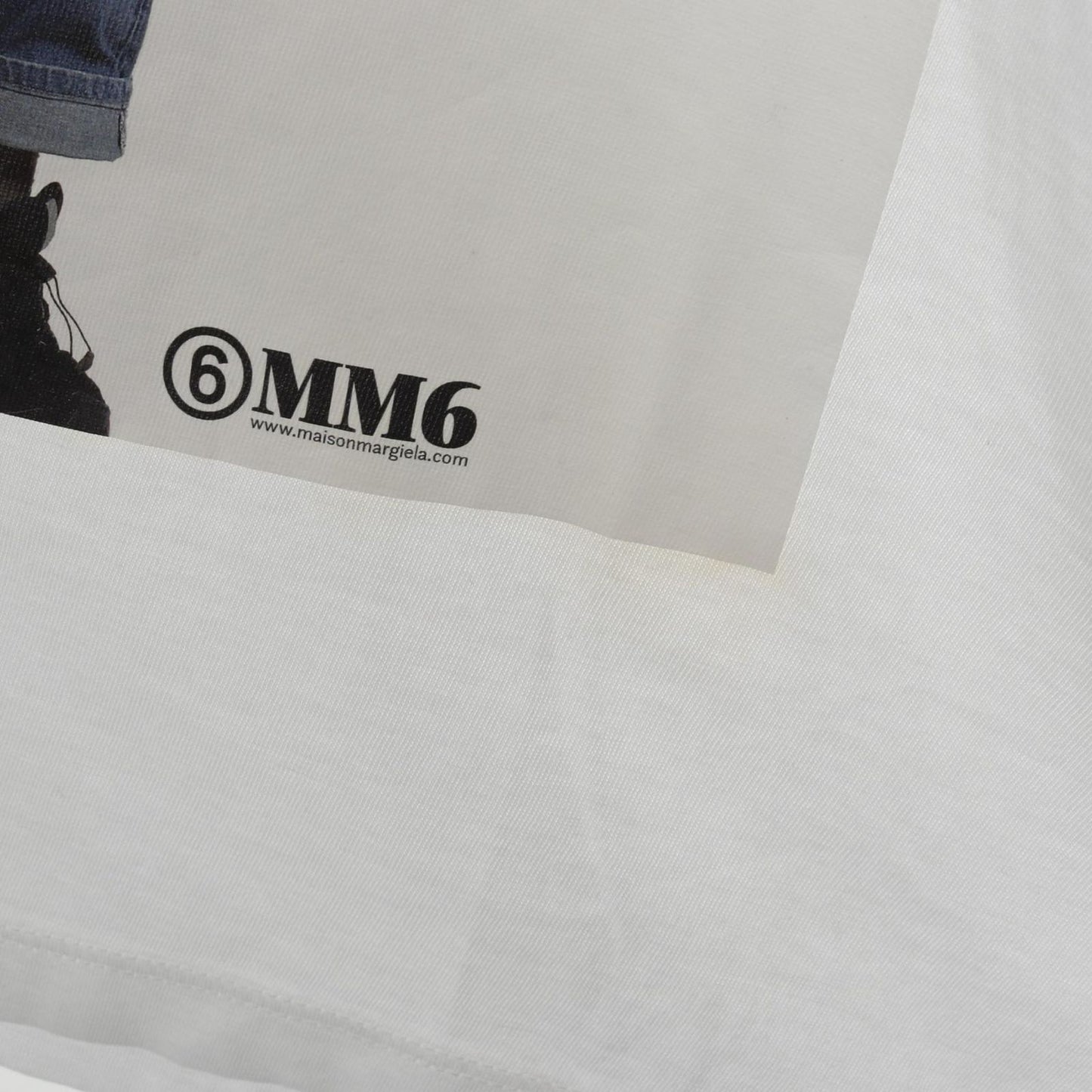 MM6 French Fries Graphic Cotton T-Shirt - White - Size S