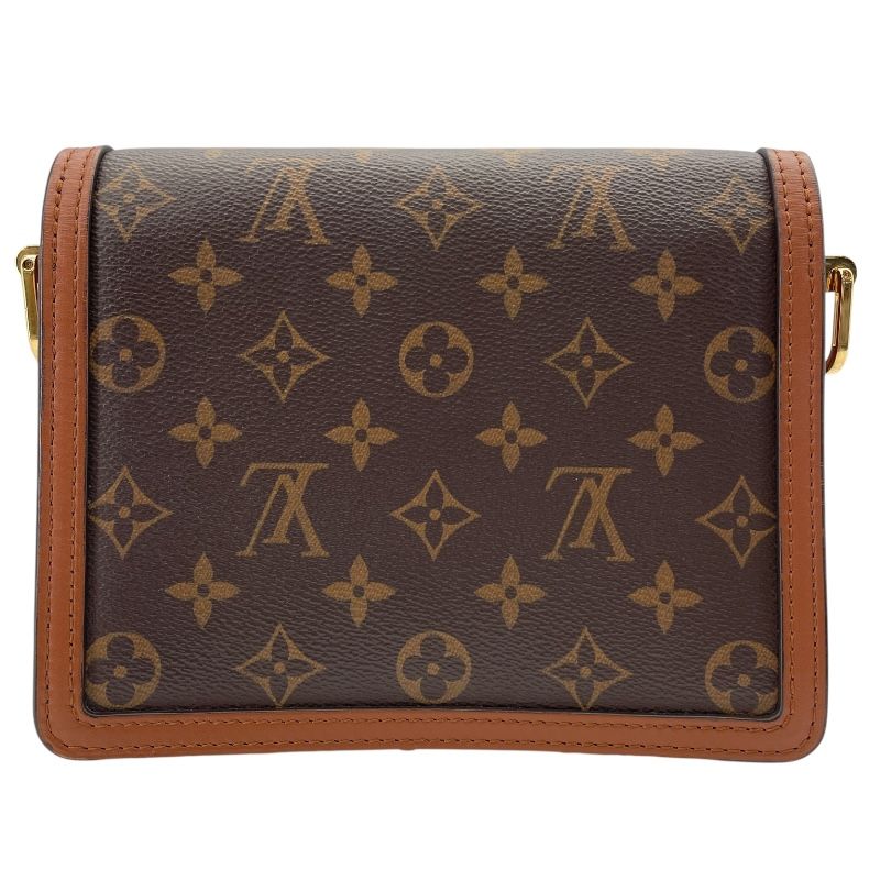 Louis Vuitton Dauphine Mini Monogram Reverse Shoulder Bag - Brown