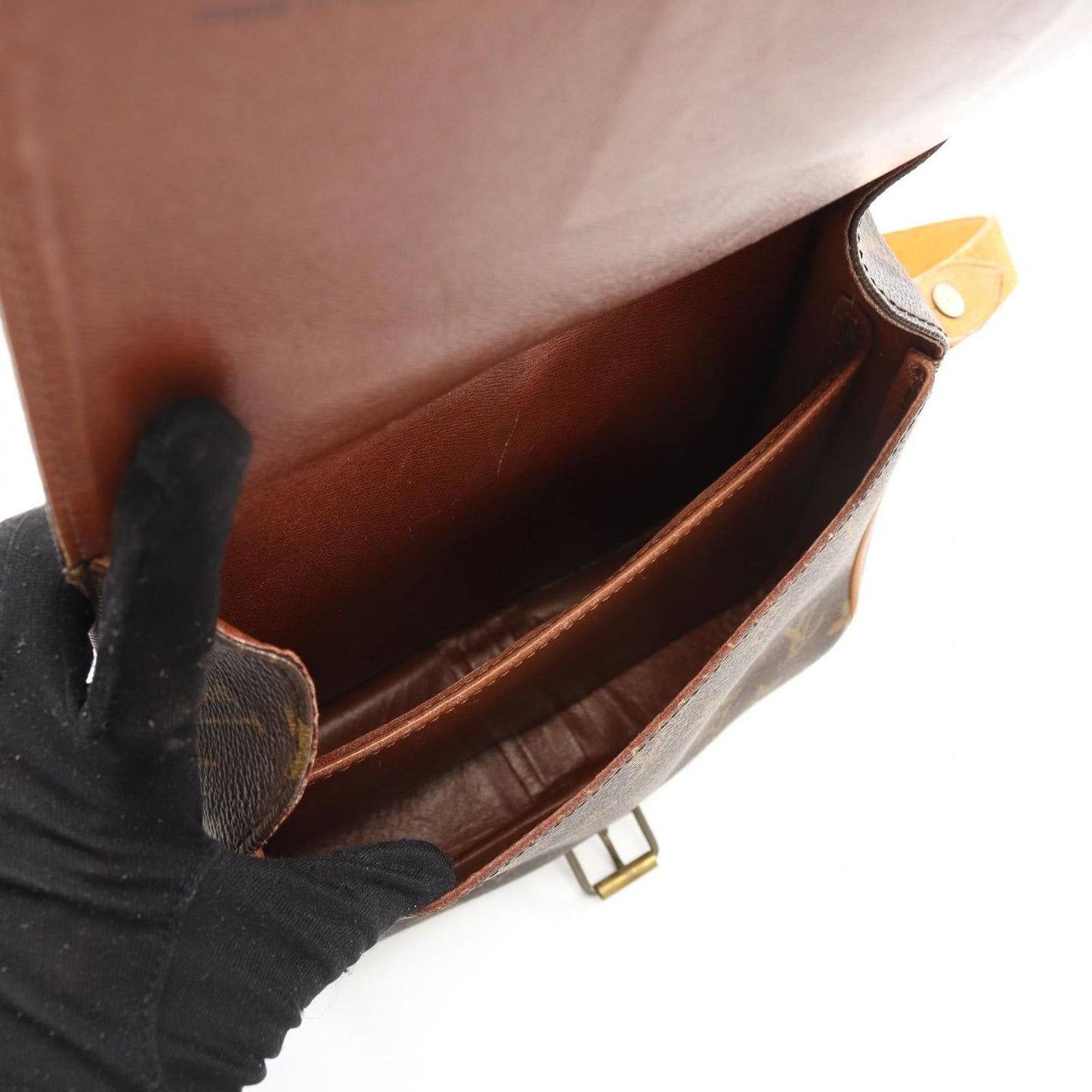 Louis Vuitton Monogram Canvas Cartouchière MM Shoulder Bag