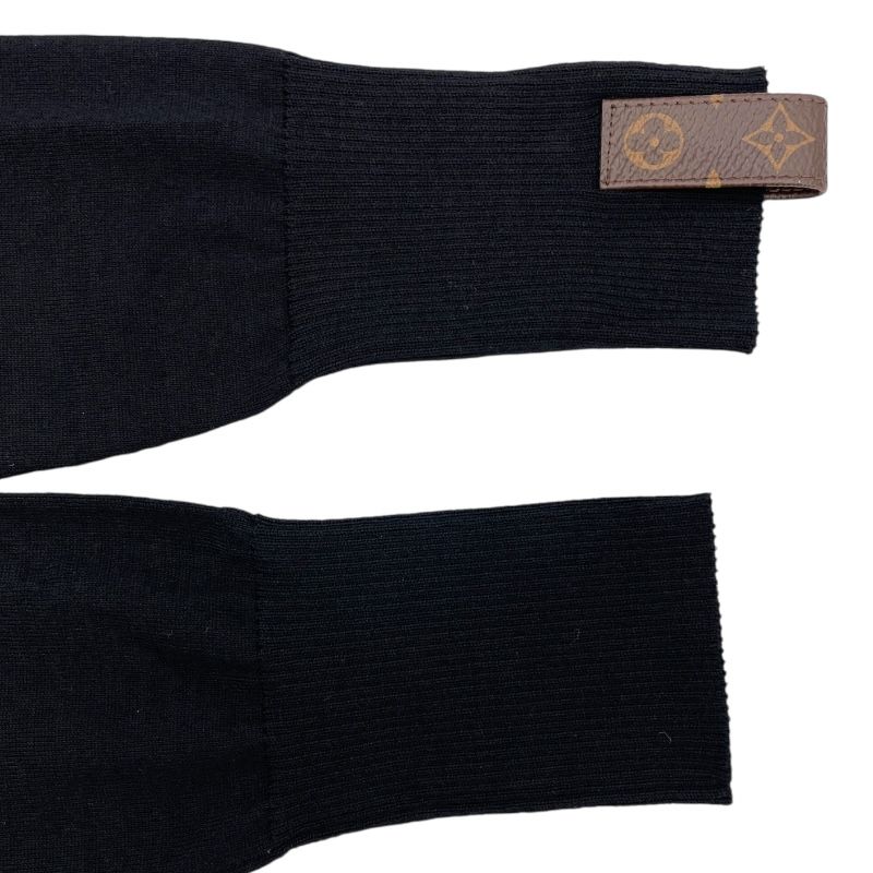 Louis Vuitton Ribbed Accent Turtleneck Sweater - Black Wool XS