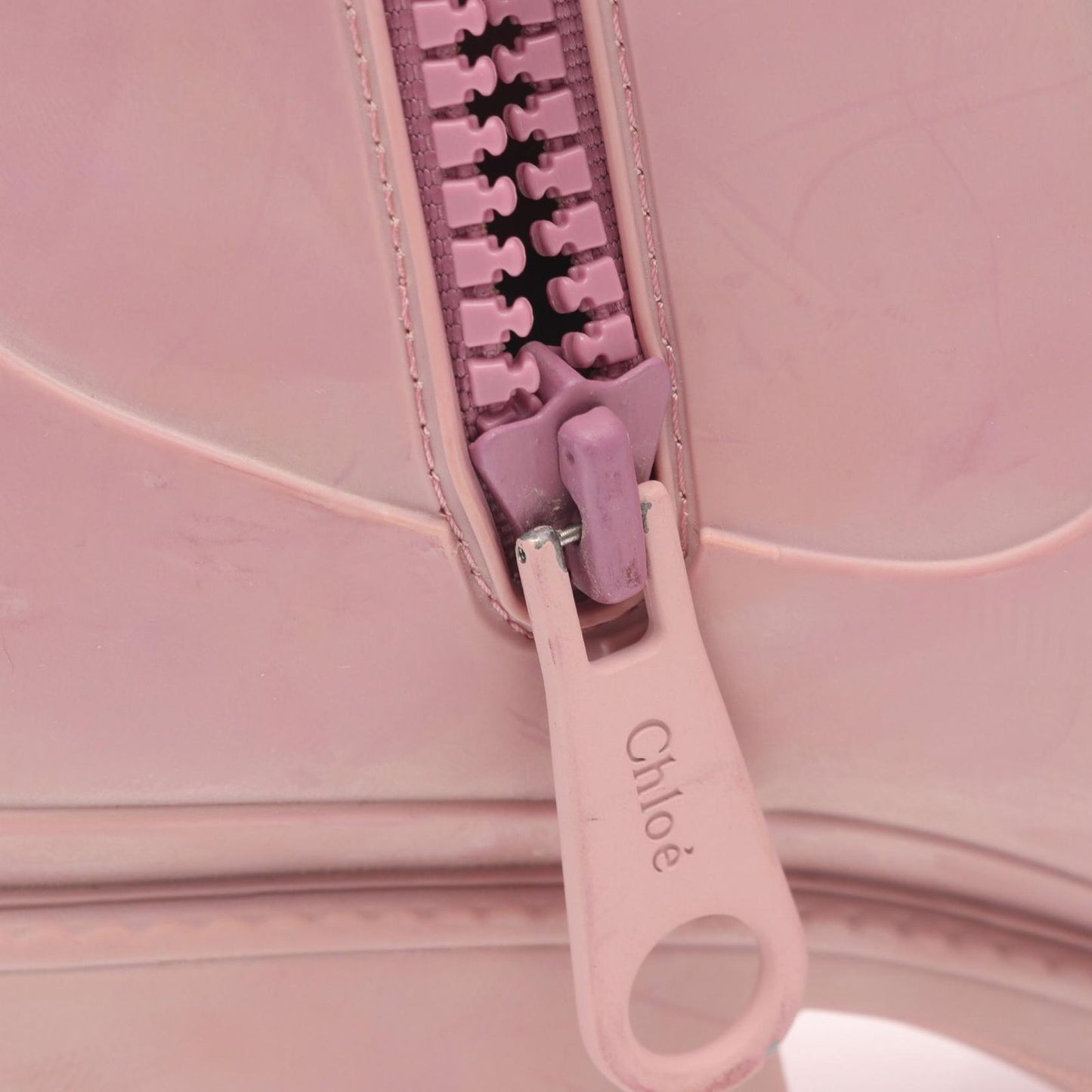 Chloe Betty Pink Rubber Rain Boots - Elegant & Exclusive