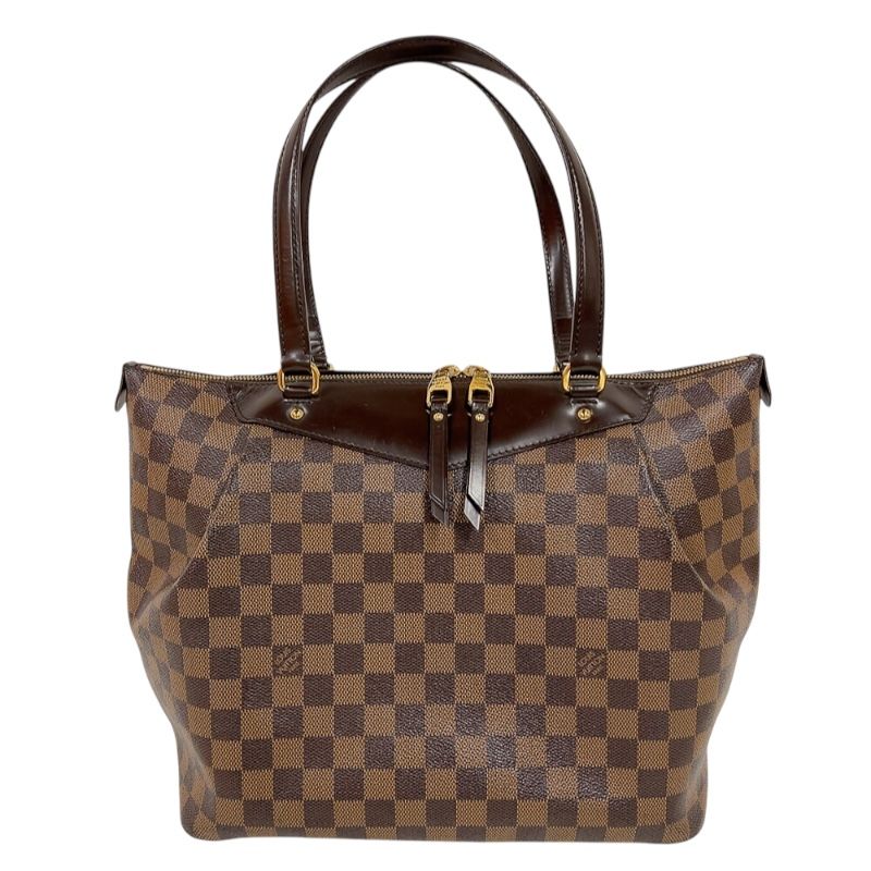 Louis Vuitton Westminster PM Brown Damier Tote Bag with Gold Hardware