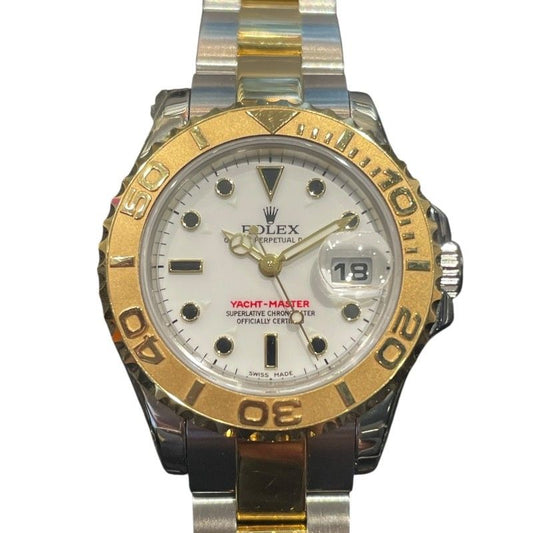 Rolex Yacht-Master 29mm Automatic Ladies Watch in White & Gold