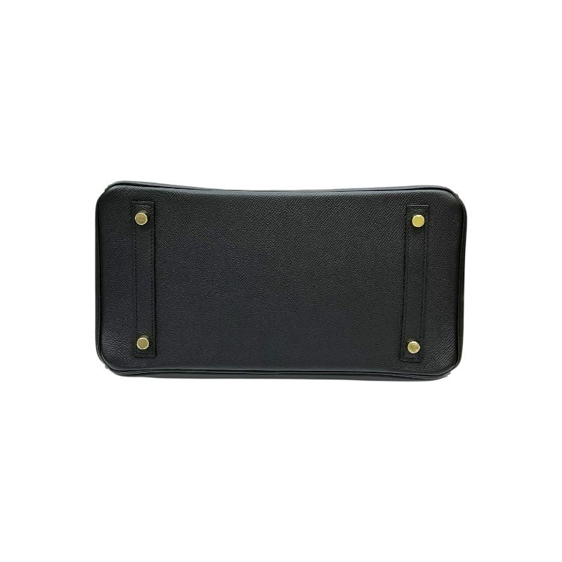 HERMES Birkin 30 D Stamp Black with Silver Hardware - Unused Display Piece