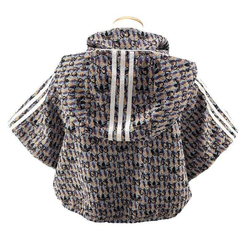 GUCCI x Adidas GG Jacquard Short Jacket - Multicolor, Size EU 42