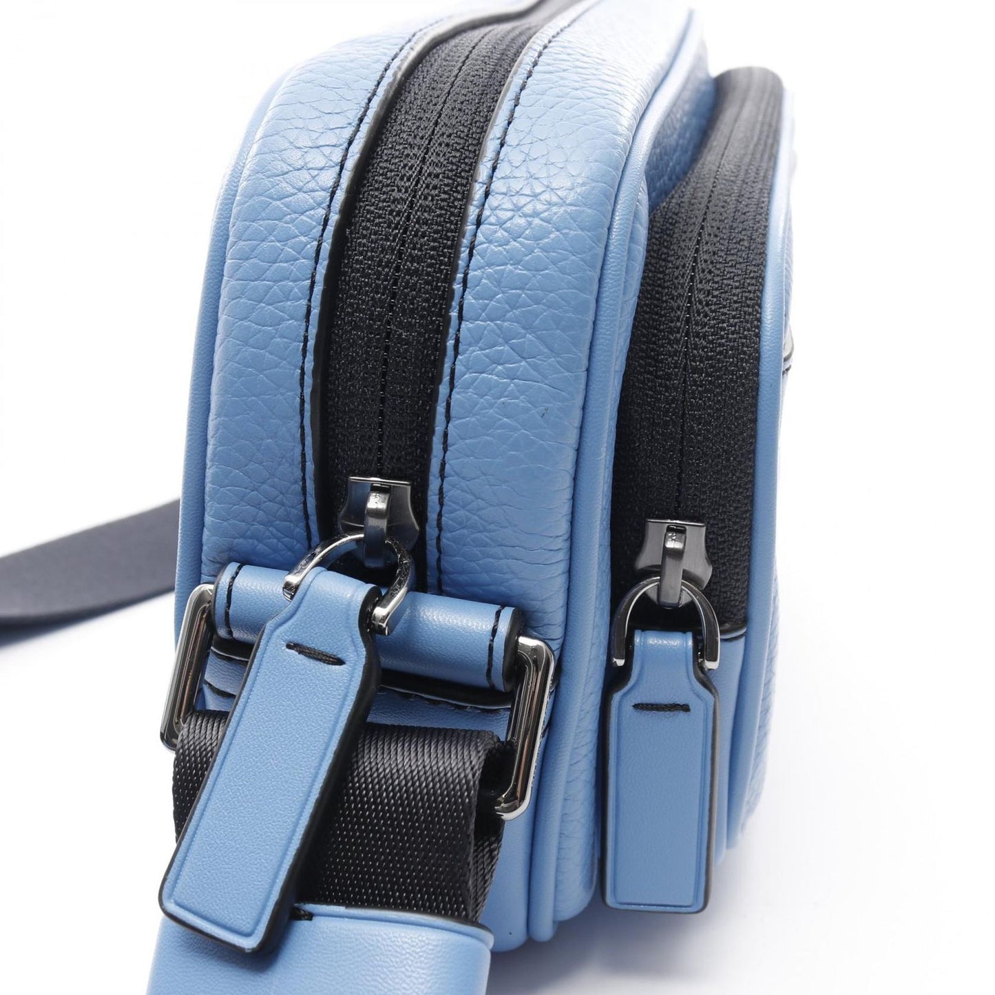 Michael Kors Cooper Camera Bag in Light Blue Leather - Timeless Elegance