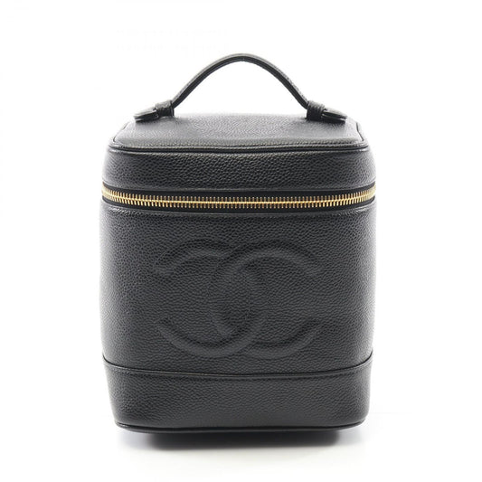 CHANEL Coco Mark Vanity Handbag in Black Calfskin - A Timeless Classic