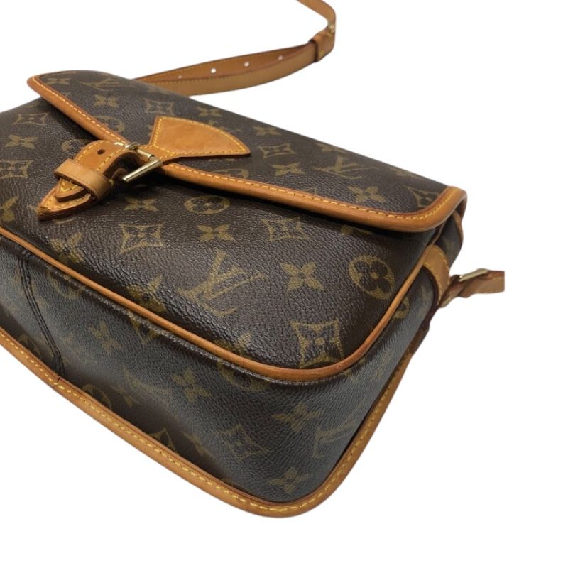 Louis Vuitton Monogram Salony Shoulder Bag - Brown & Gold Hardware