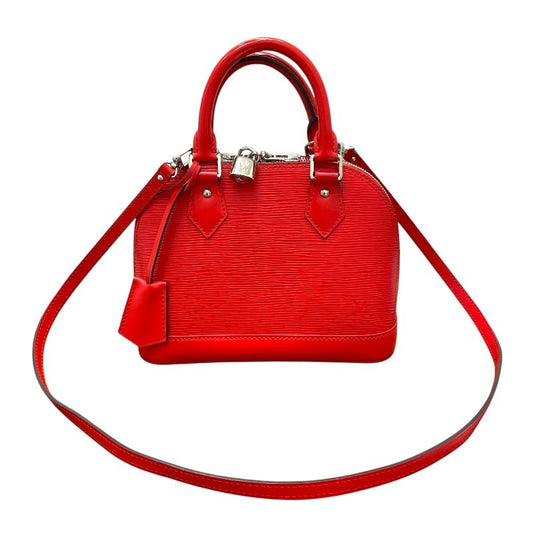 Louis Vuitton Alma BB M41160 Red Epi Leather Shoulder Bag