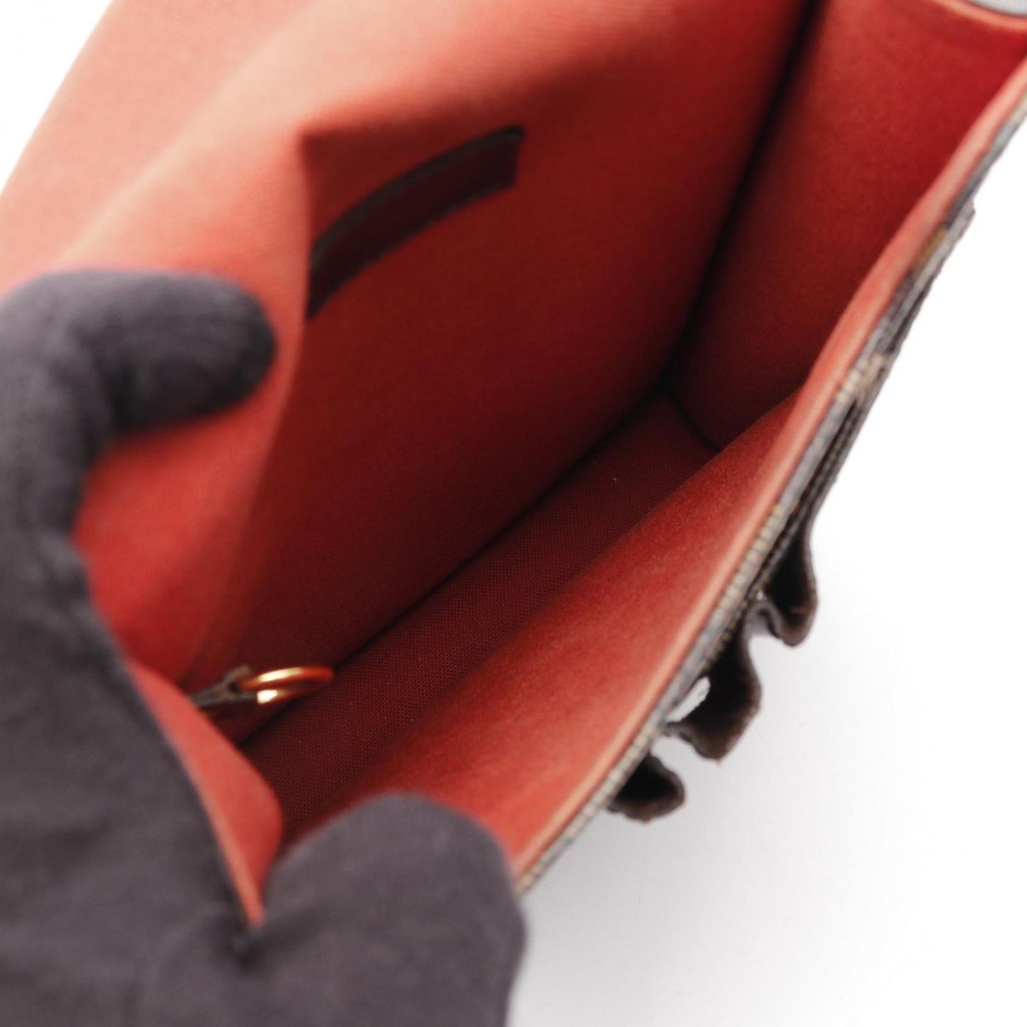 Louis Vuitton Portobello Damier Ebene Shoulder Bag - Timeless Elegance